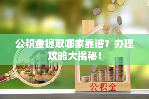 新邵公积金提取哪家靠谱？办理攻略大揭秘！